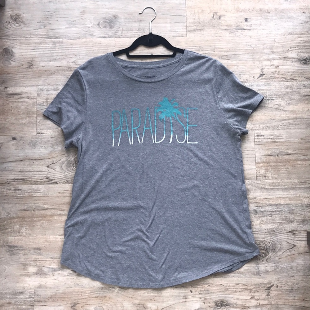 Gray American Eagle Graphic Tee
